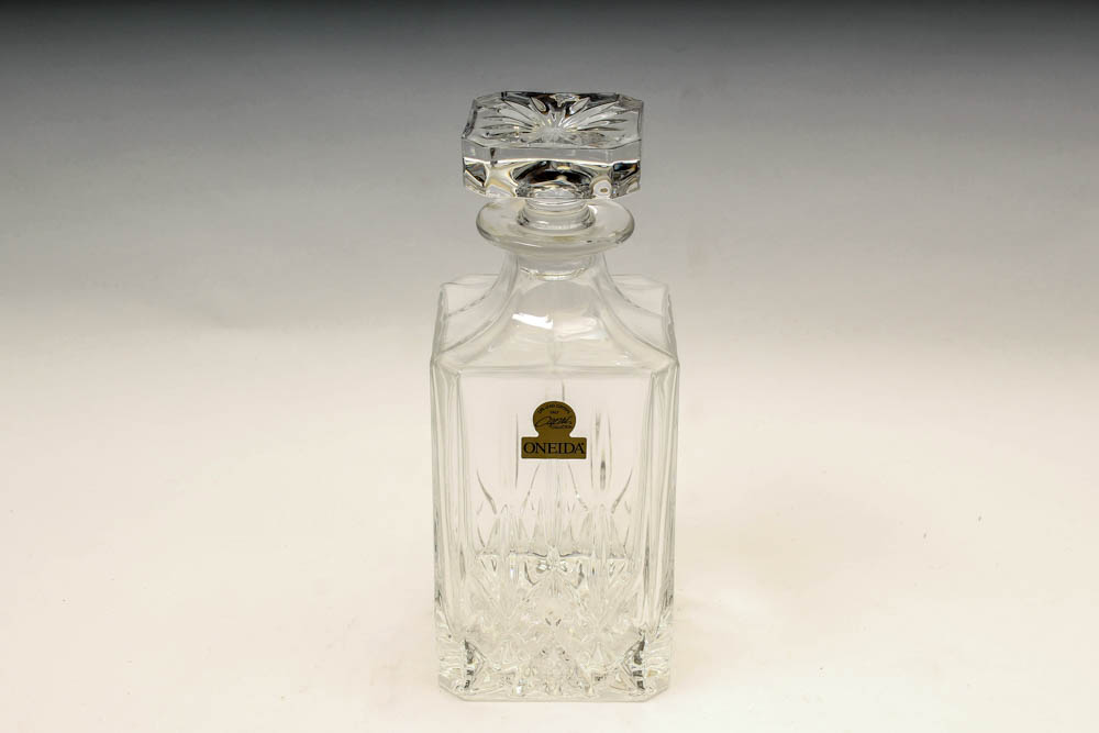 Oneida Lead Crystal Decanter EBTH
